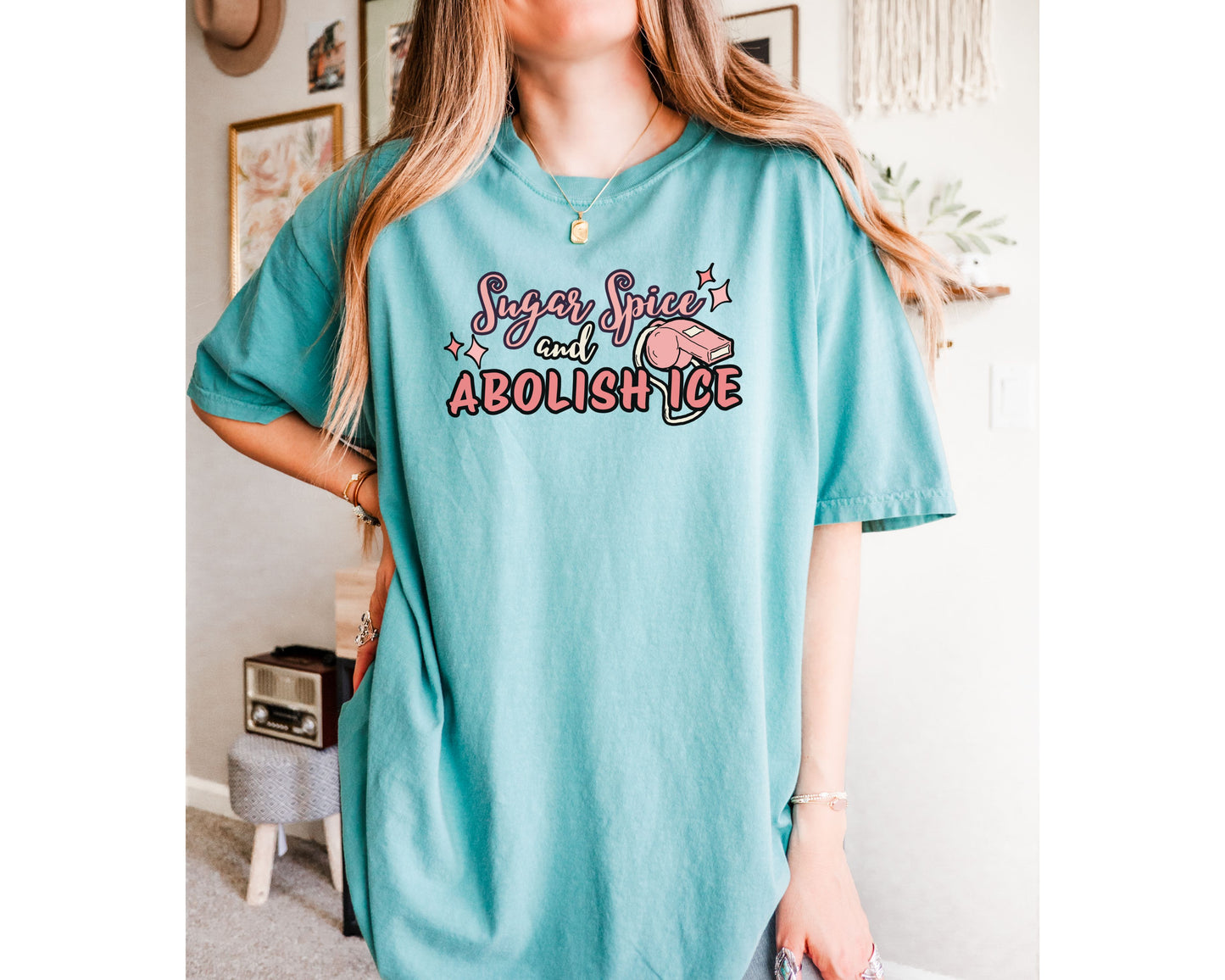 Sugar Spice Abolish Ice Comfort Colors Tee Shirt