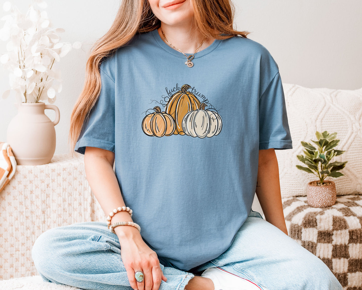 Subtle Fuck Trump Pumpkin Halloween Tee Shirt